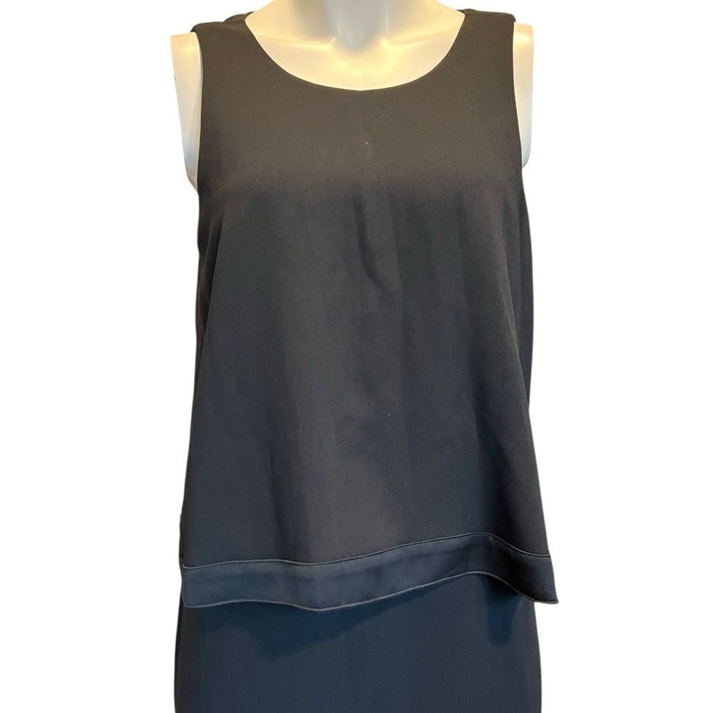 Trina Turk Classic Black Layered Dress - Picture 5 of 10